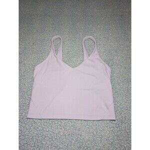 Lululemon Align Tank Crop Top Light Support - Size 6 - No Cups - Lavender